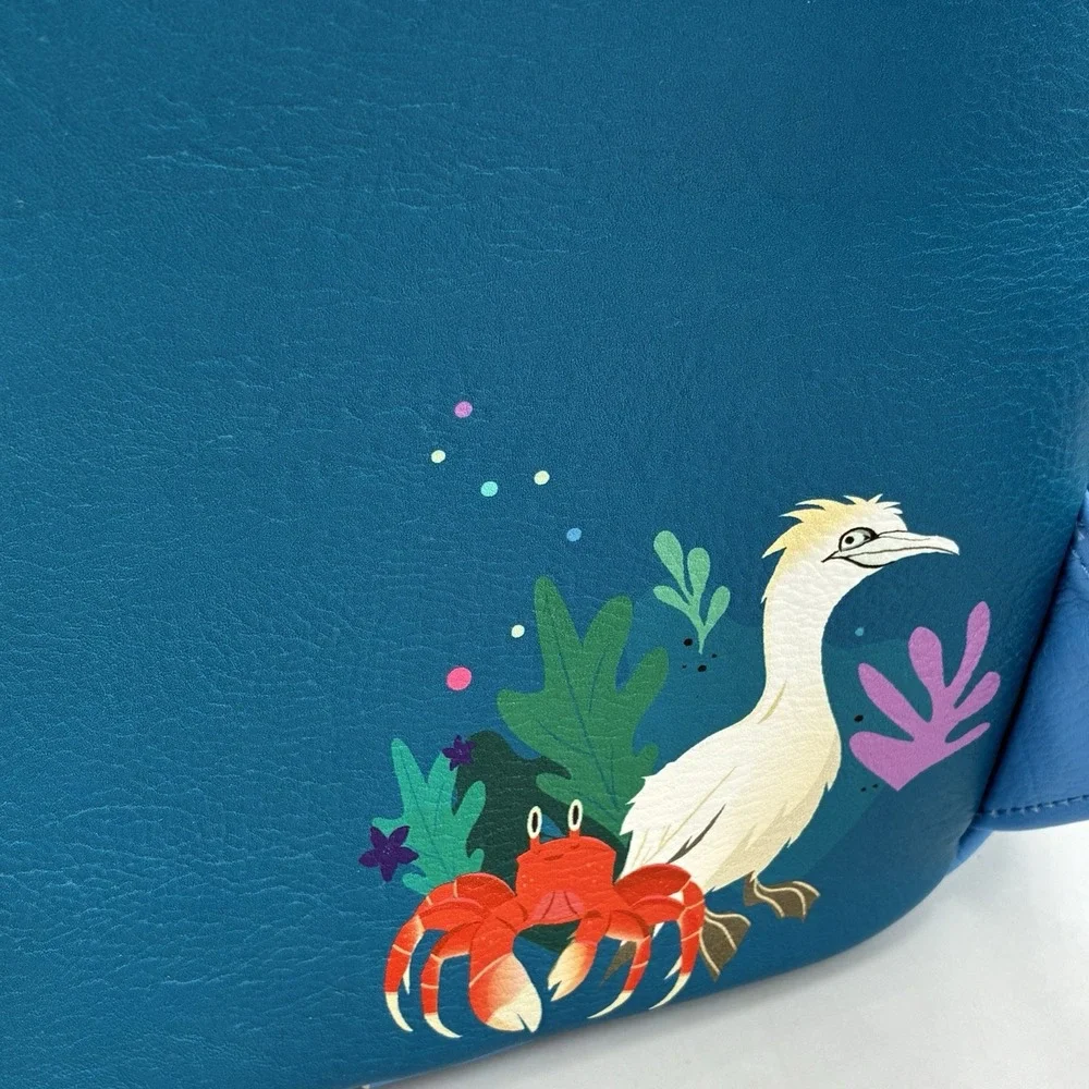 Disney Parks The Little Mermaid Loungefly Mini Backpack Live Action Film NWT